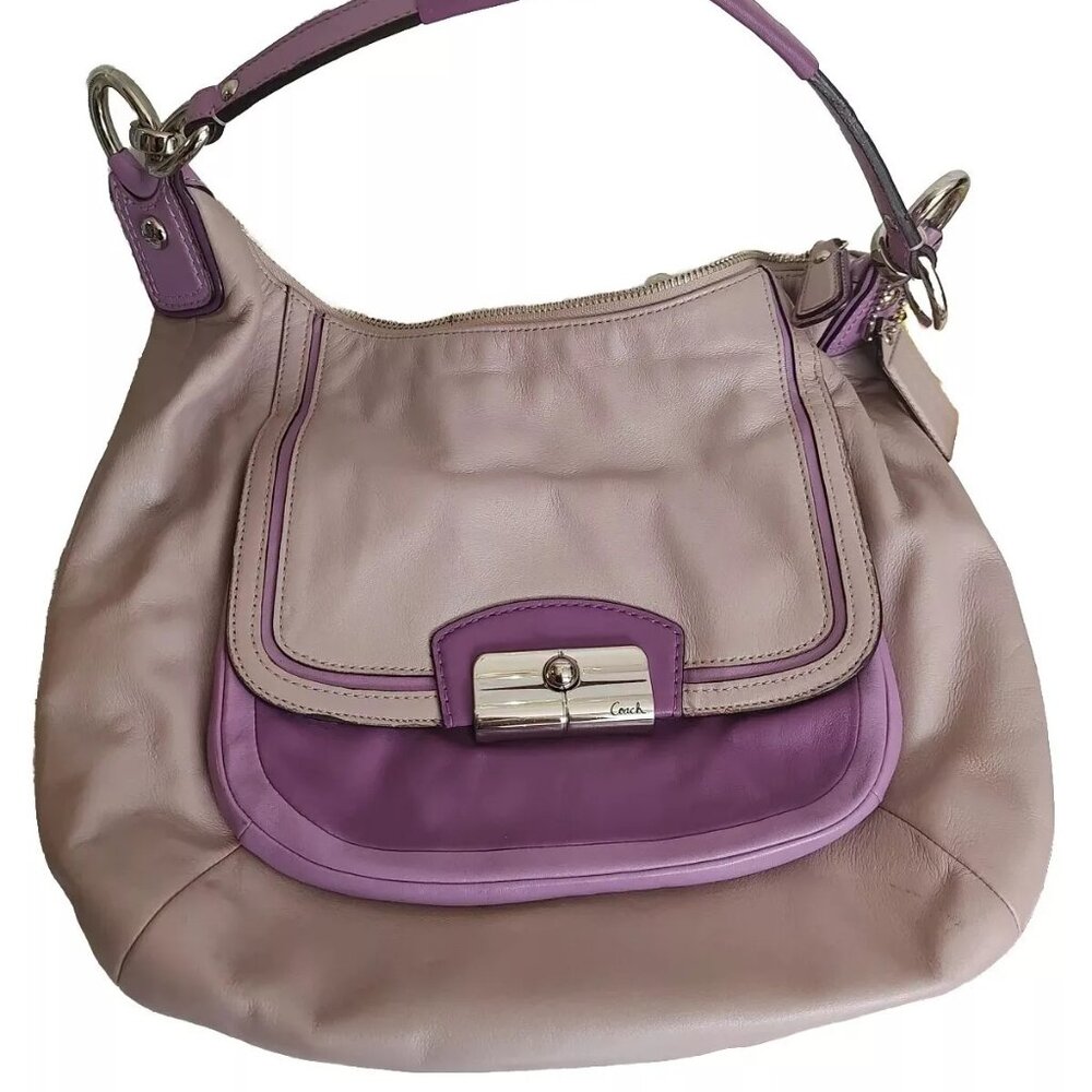 COACH KRISTIN SPECTATOR LEATHER HOBO BAG